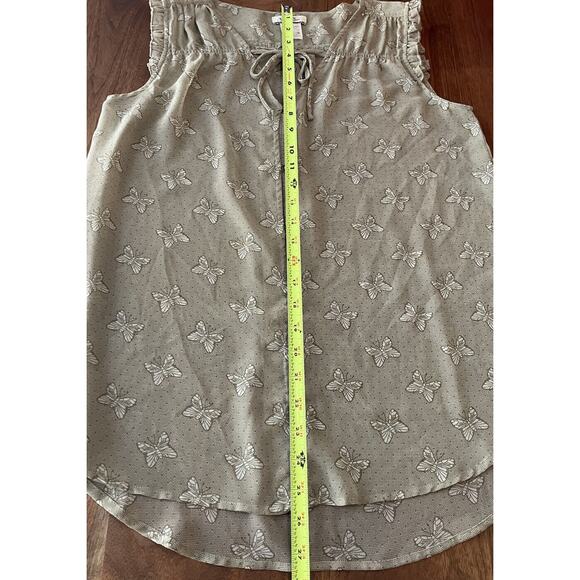 Matilda Jane Monarch Butterfly Semi Sheer Blouse Women Size Medium - Picture 8 of 10